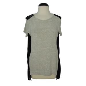 ING+ Blouse size 1X Womens Gray Black